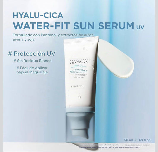 Madagascar Centella Hyalu-Cica Suero solar Water-Fit UV SPF50