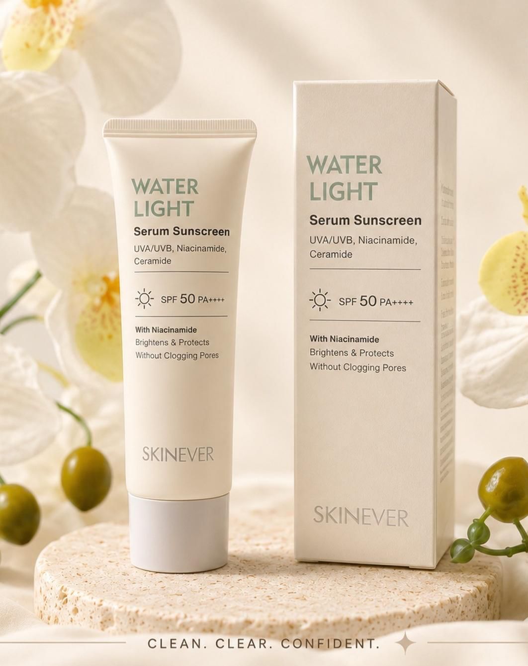 Water Light — Protector solar en sérum SPF 50 PA++++