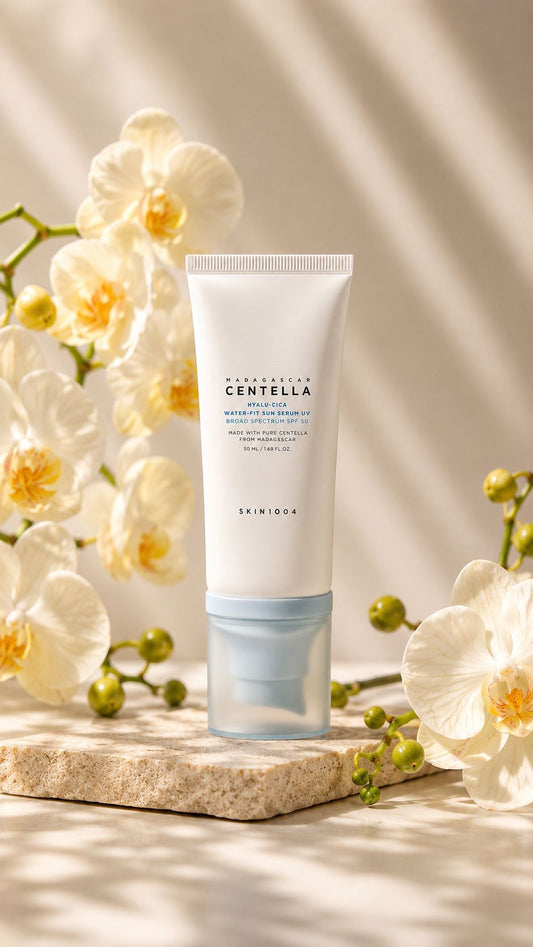 Madagascar Centella Hyalu-Cica Suero solar Water-Fit UV SPF50